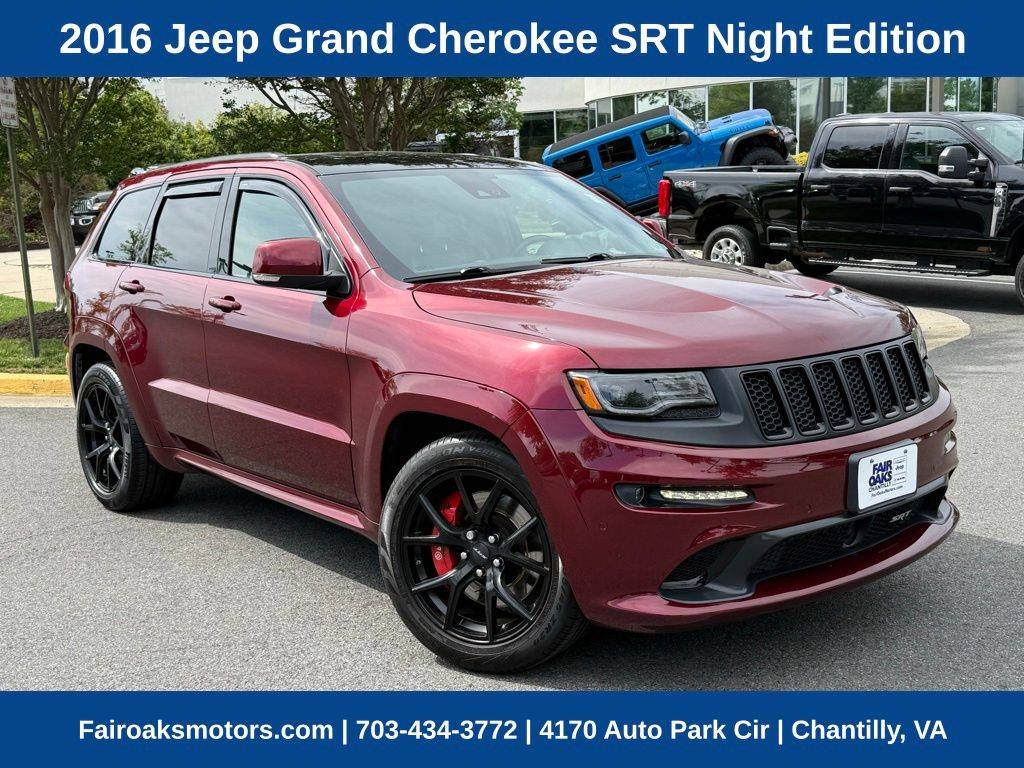 2016 Jeep Grand Cherokee SRT Night — SUV — 53,539 mi — Chantilly, VA