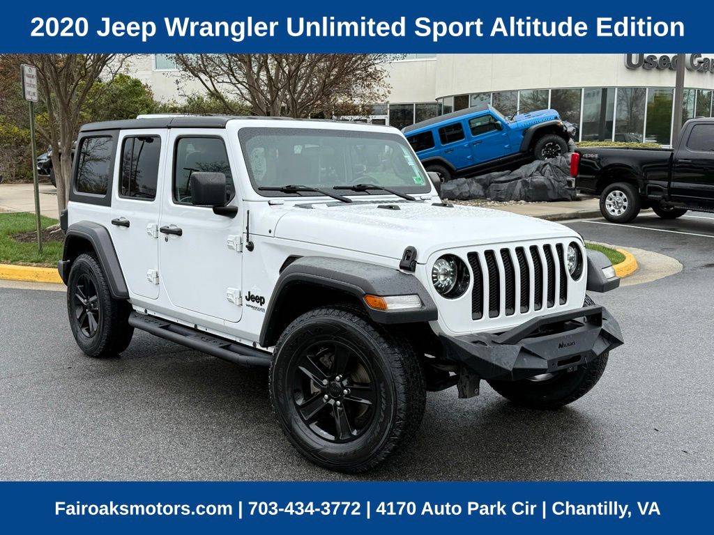 2020 Jeep Wrangler Sport Altitude — SUV — 67,099 mi — Chantilly, VA