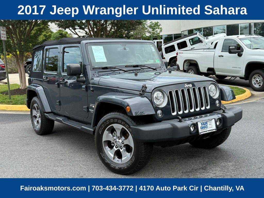 2017 Jeep Wrangler Sahara — SUV — 38,576 mi — Chantilly, VA