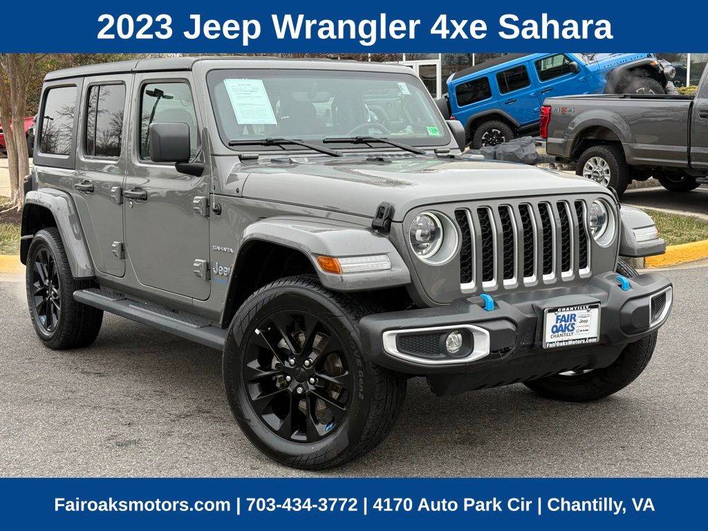 2023 Jeep Wrangler Sahara 4xe — SUV — 47,629 mi — Chantilly, VA