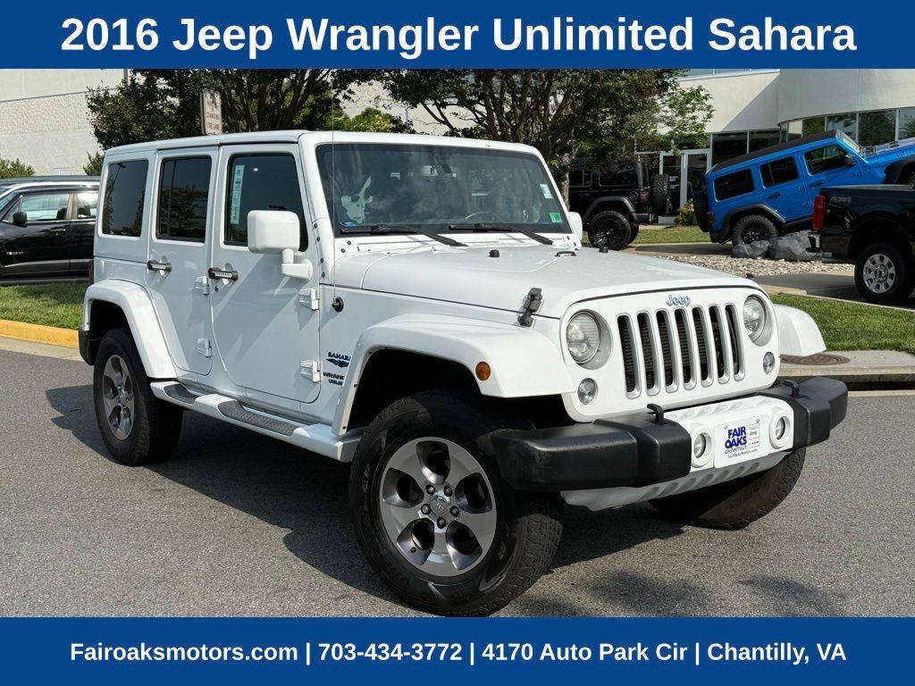 2016 Jeep Wrangler Sahara — SUV — 77,363 mi — Chantilly, VA