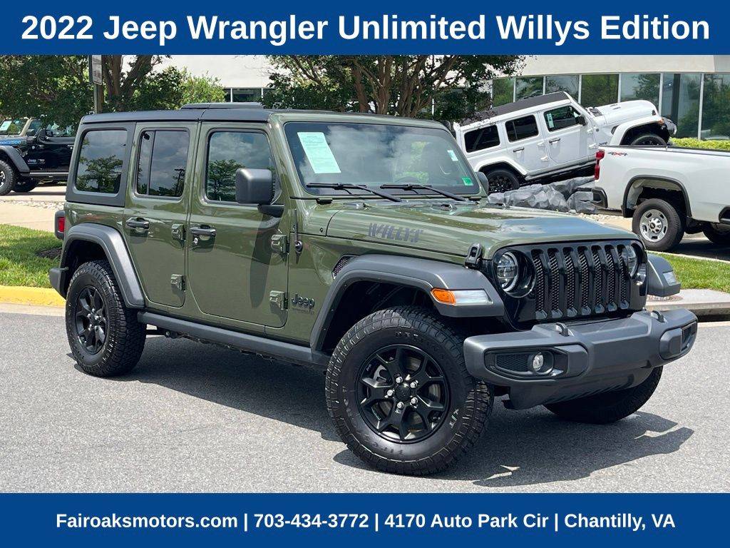 2022 Jeep Wrangler Willys — SUV — 49,814 mi — Chantilly, VA