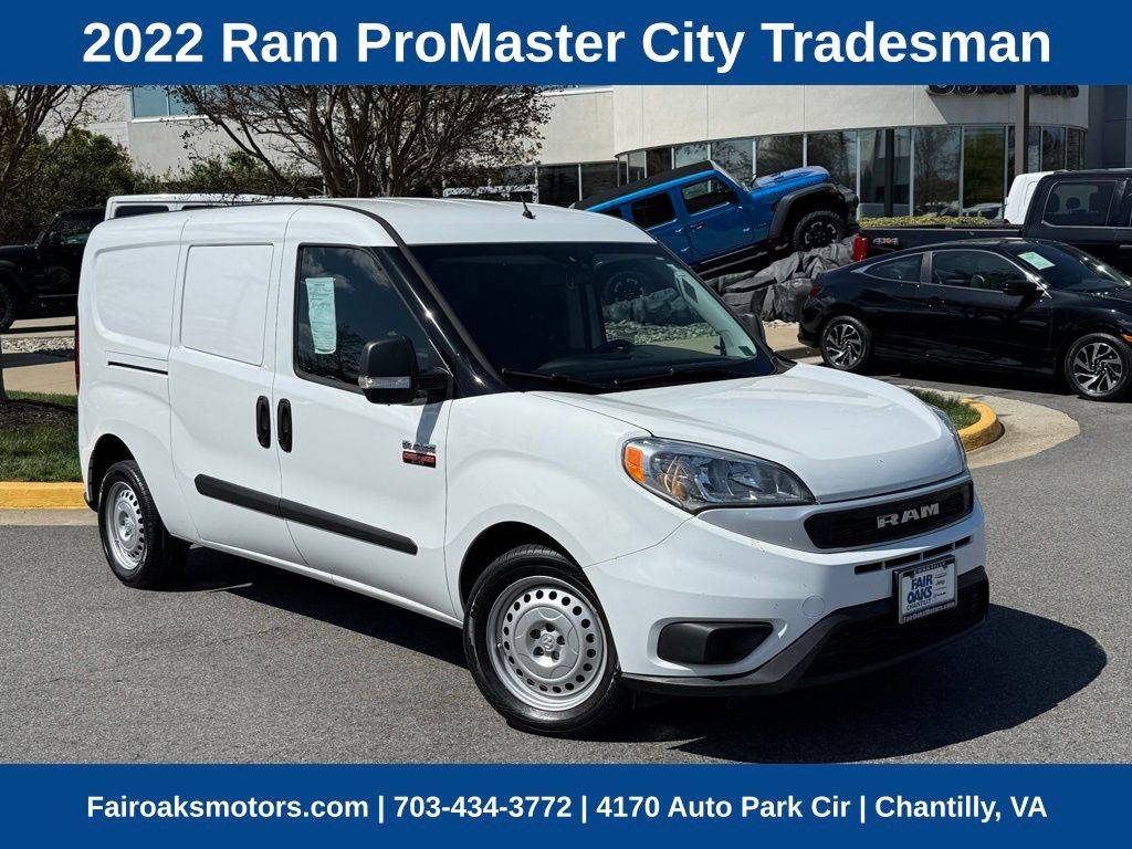 2022 Ram ProMaster City Cargo Van Tradesman — Cargo Van — 15,816 mi — Chantilly, VA