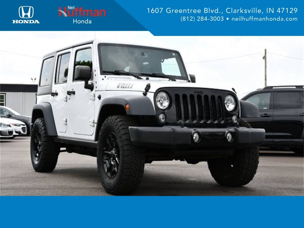 2017 Jeep Wrangler Willys Wheeler — SUV — 98,139 mi — Clarksville, IN