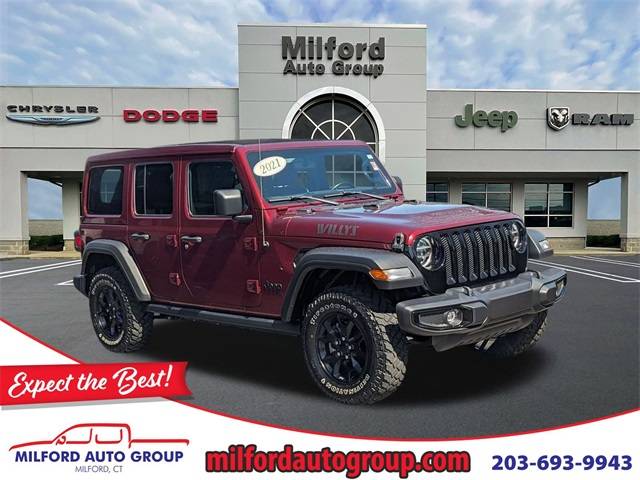 2021 Jeep Wrangler Willys — SUV — 53,543 mi — Milford, CT