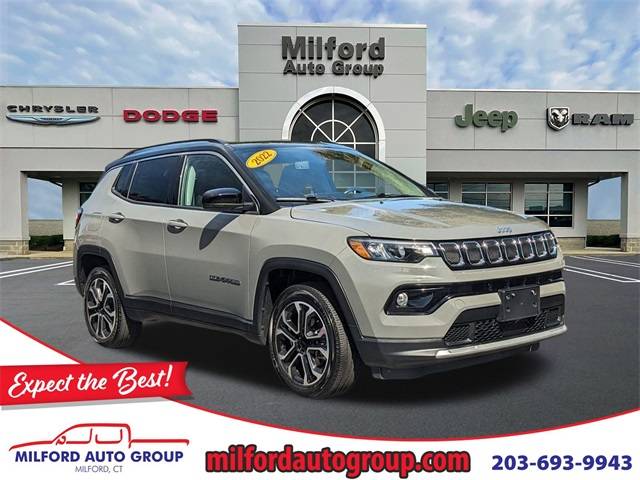 2022 Jeep Compass Limited — SUV — 14,215 mi — Milford, CT