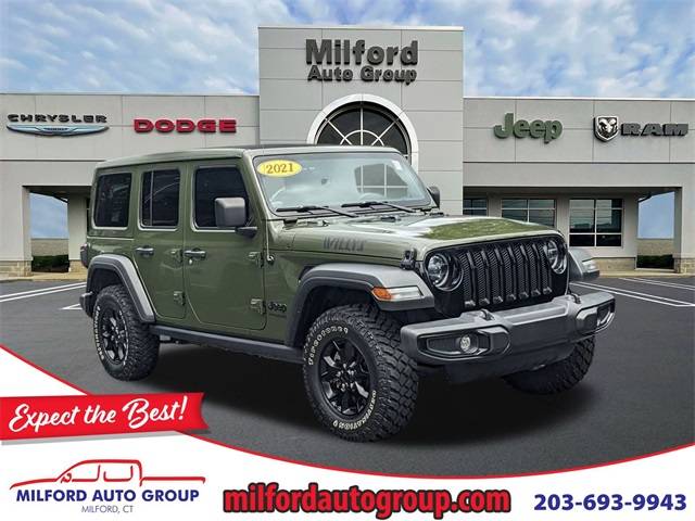 2021 Jeep Wrangler Willys — SUV — 45,425 mi — Milford, CT