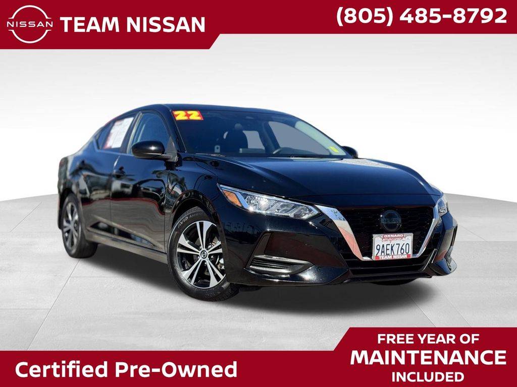 2022 Nissan Sentra SV — Sedan — 49,902 mi — Oxnard, CA