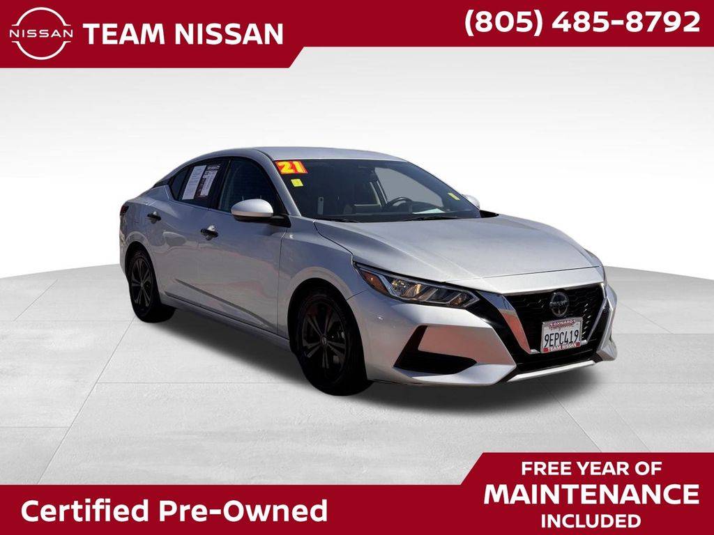 2021 Nissan Sentra SV — Sedan — 59,531 mi — Oxnard, CA