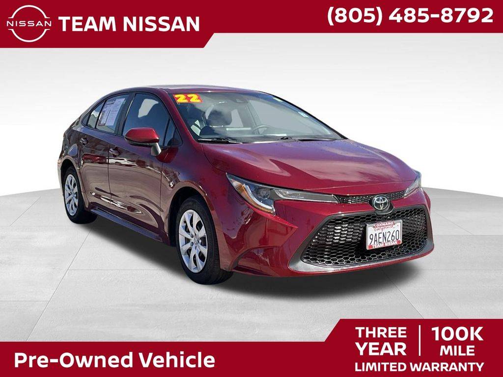 2022 Toyota Corolla LE — Sedan — 40,192 mi — Oxnard, CA