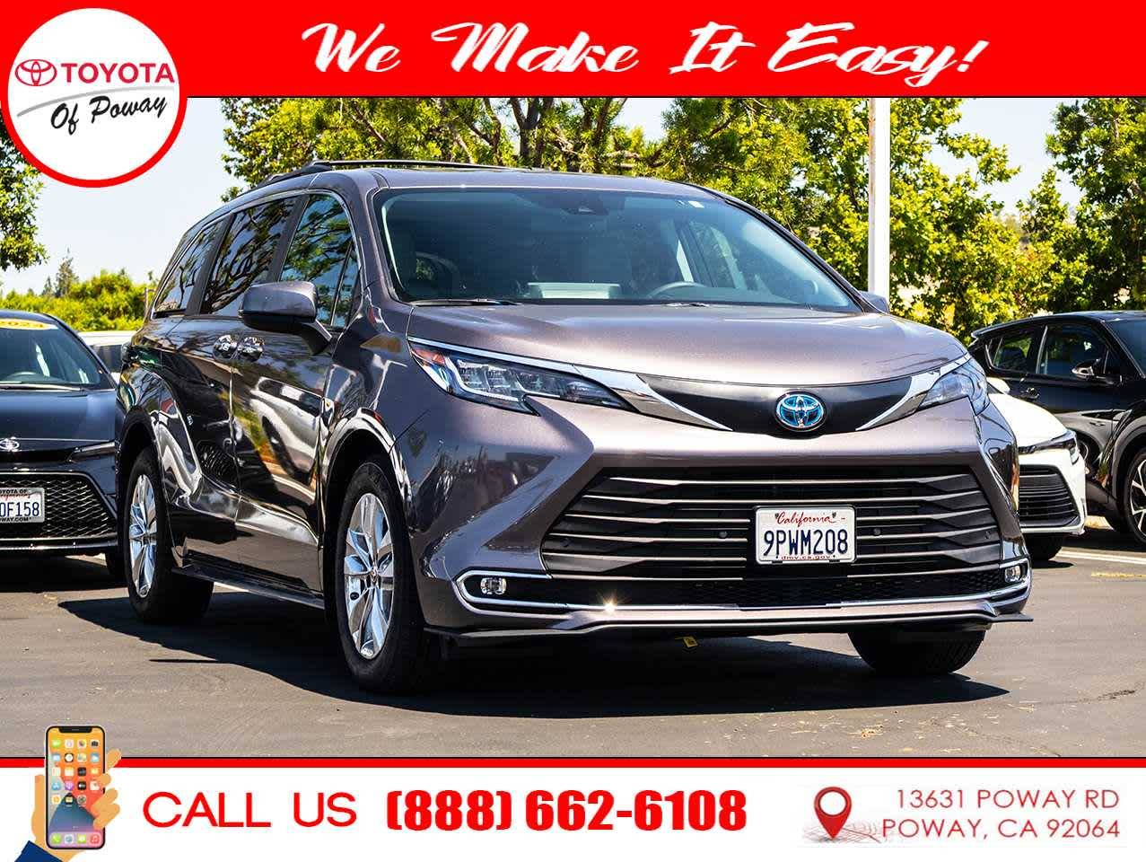 2024 Toyota Sienna XLE — Minivan — 11,708 mi — Poway, CA
