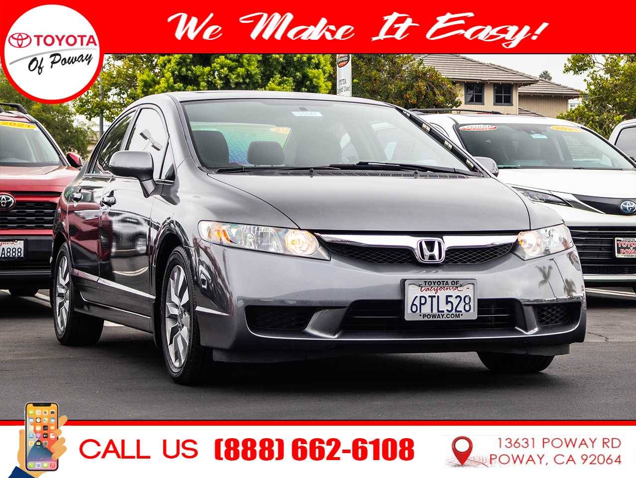 2011 Honda Civic EX — Sedan — 78,004 mi — Poway, CA