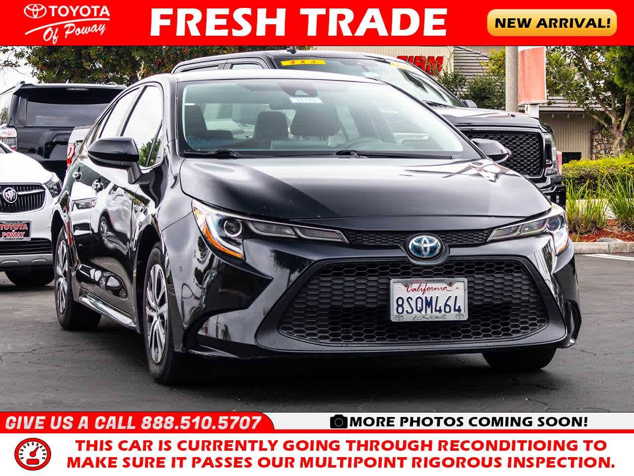 2021 Toyota Corolla Hybrid LE — Sedan — 69,592 mi — Poway, CA