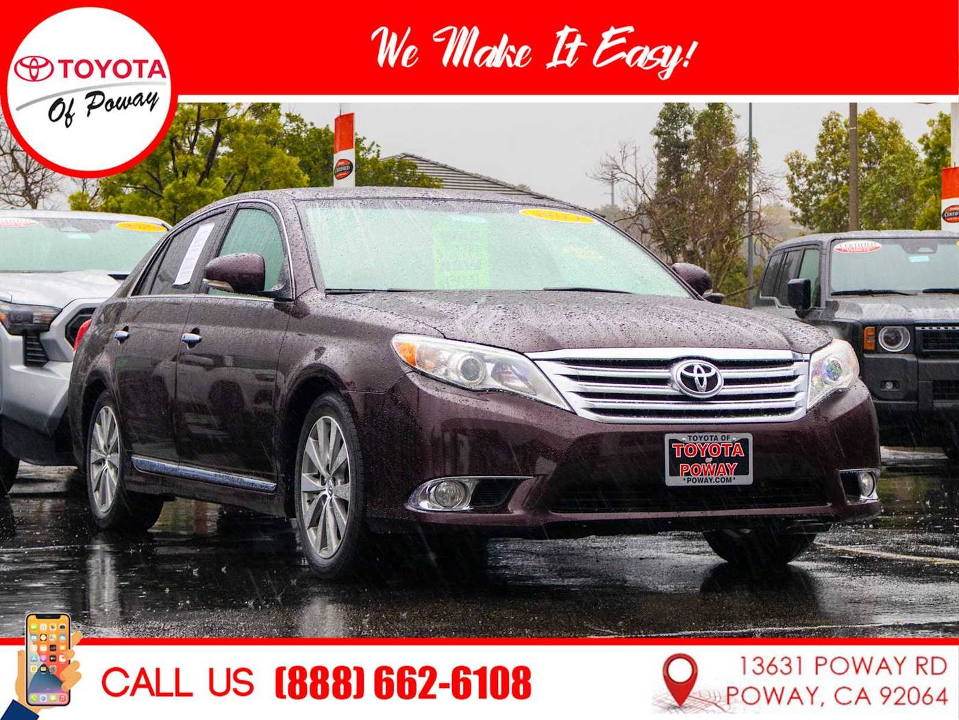 2011 Toyota Avalon Limited — Sedan — 84,990 mi — Poway, CA
