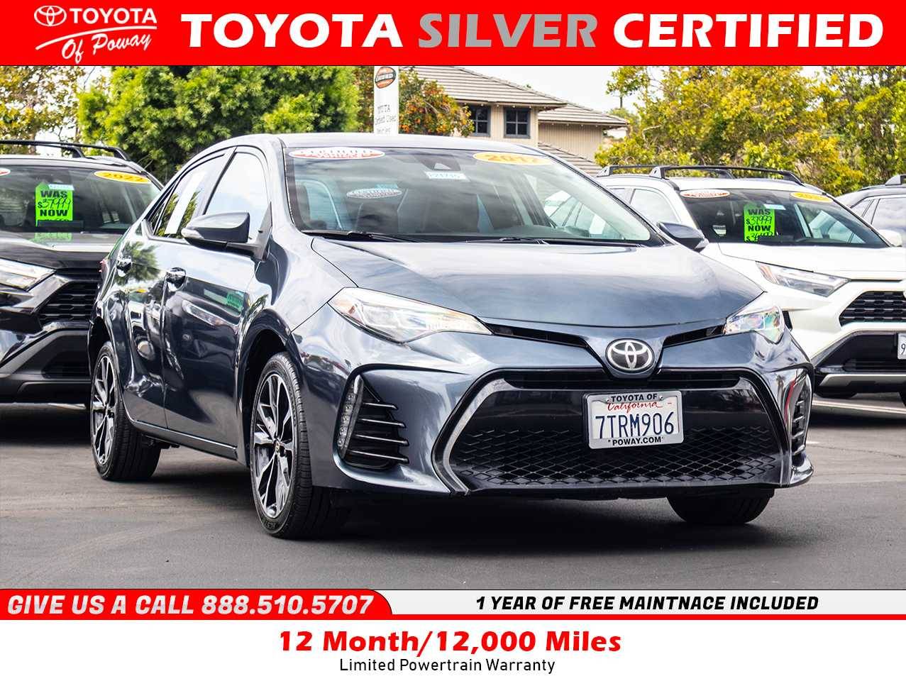 2017 Toyota Corolla L — Sedan — 106,270 mi — Poway, CA