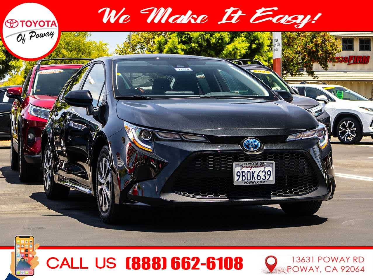 2022 Toyota Corolla Hybrid LE — Sedan — 13,037 mi — Poway, CA