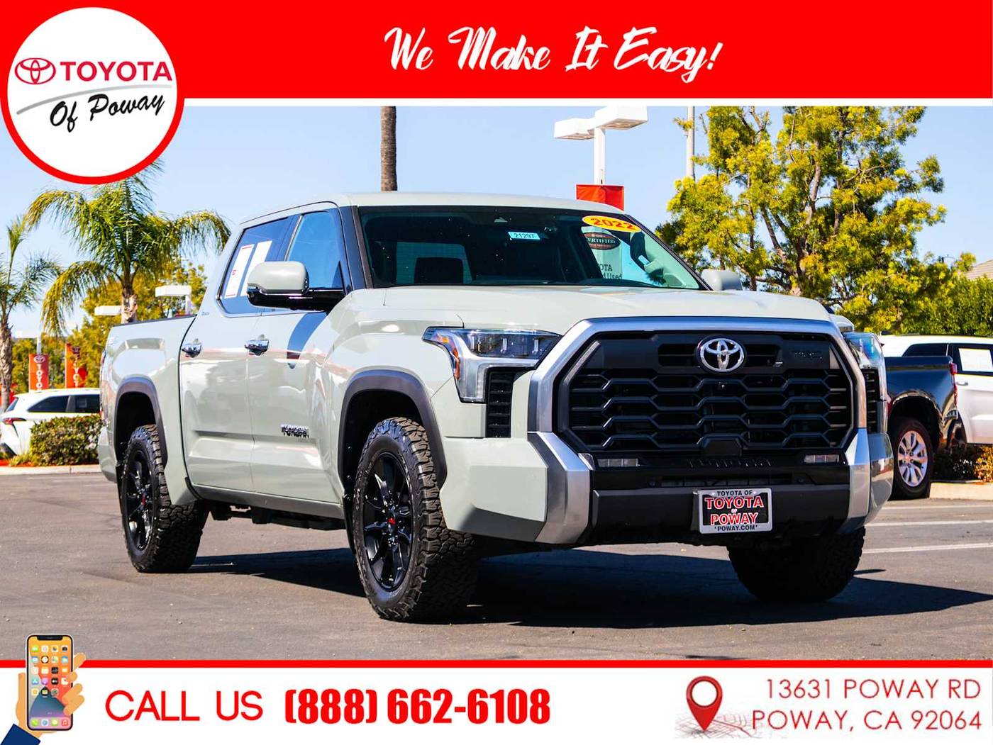 2022 Toyota Tundra Limited — Pickup Truck — 45,159 mi — Poway, CA