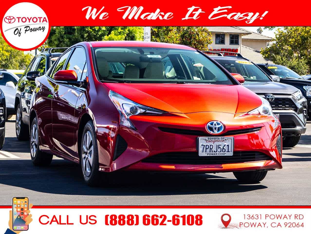 2016 Toyota Prius Two Eco — Hatchback — 96,346 mi — Poway, CA