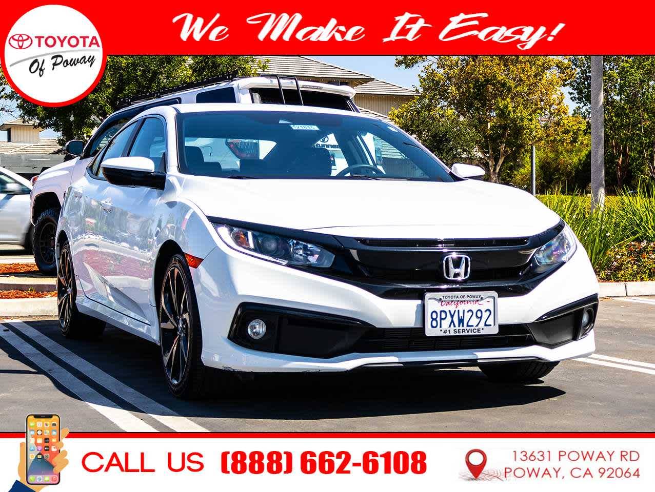 2020 Honda Civic Sport — Sedan — 89,494 mi — Poway, CA