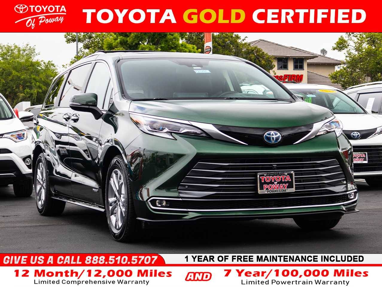 2021 Toyota Sienna Platinum — Minivan — 30,281 mi — Poway, CA