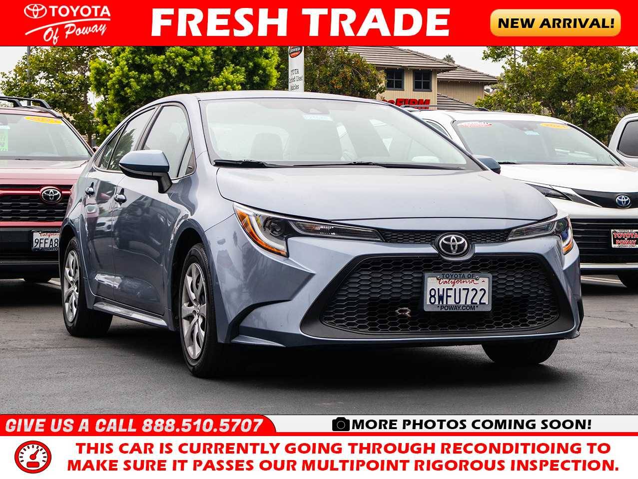2021 Toyota Corolla LE — Sedan — 41,425 mi — Poway, CA