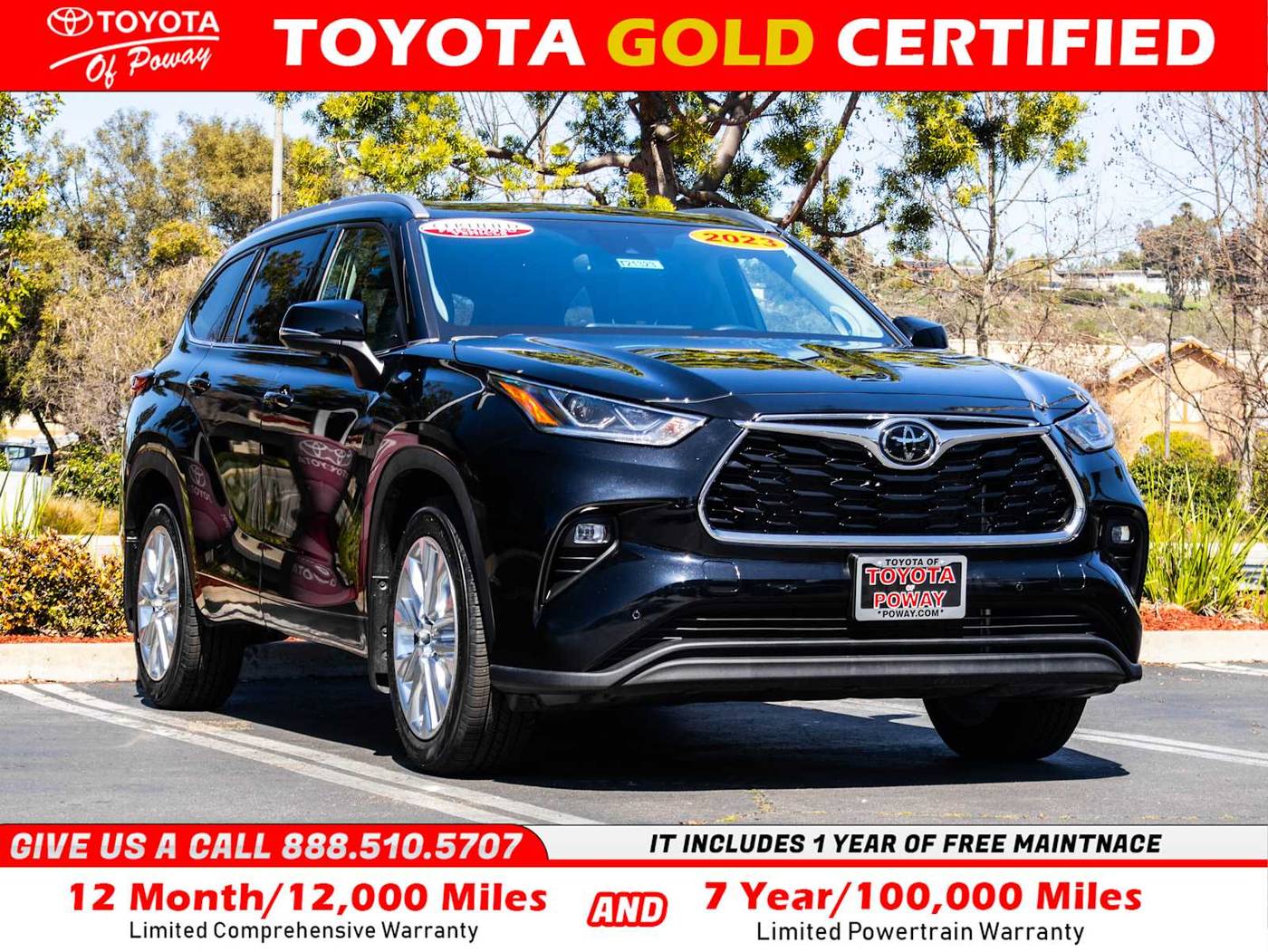 2023 Toyota Highlander Limited — SUV — 21,196 mi — Poway, CA