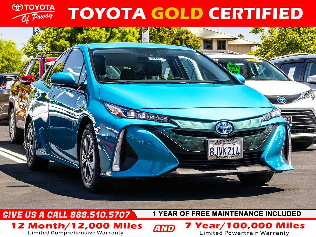 2019 Toyota Prius Prime Premium — Hatchback — 72,227 mi — Poway, CA
