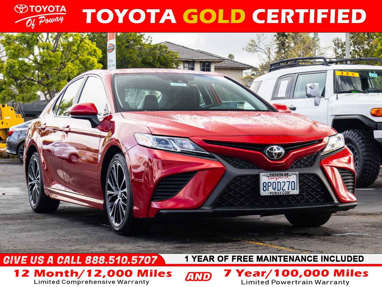 2020 Toyota Camry SE — Sedan — 50,527 mi — Poway, CA