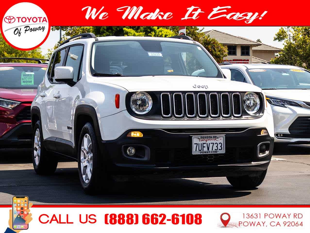 2016 Jeep Renegade Latitude — SUV — 60,799 mi — Poway, CA