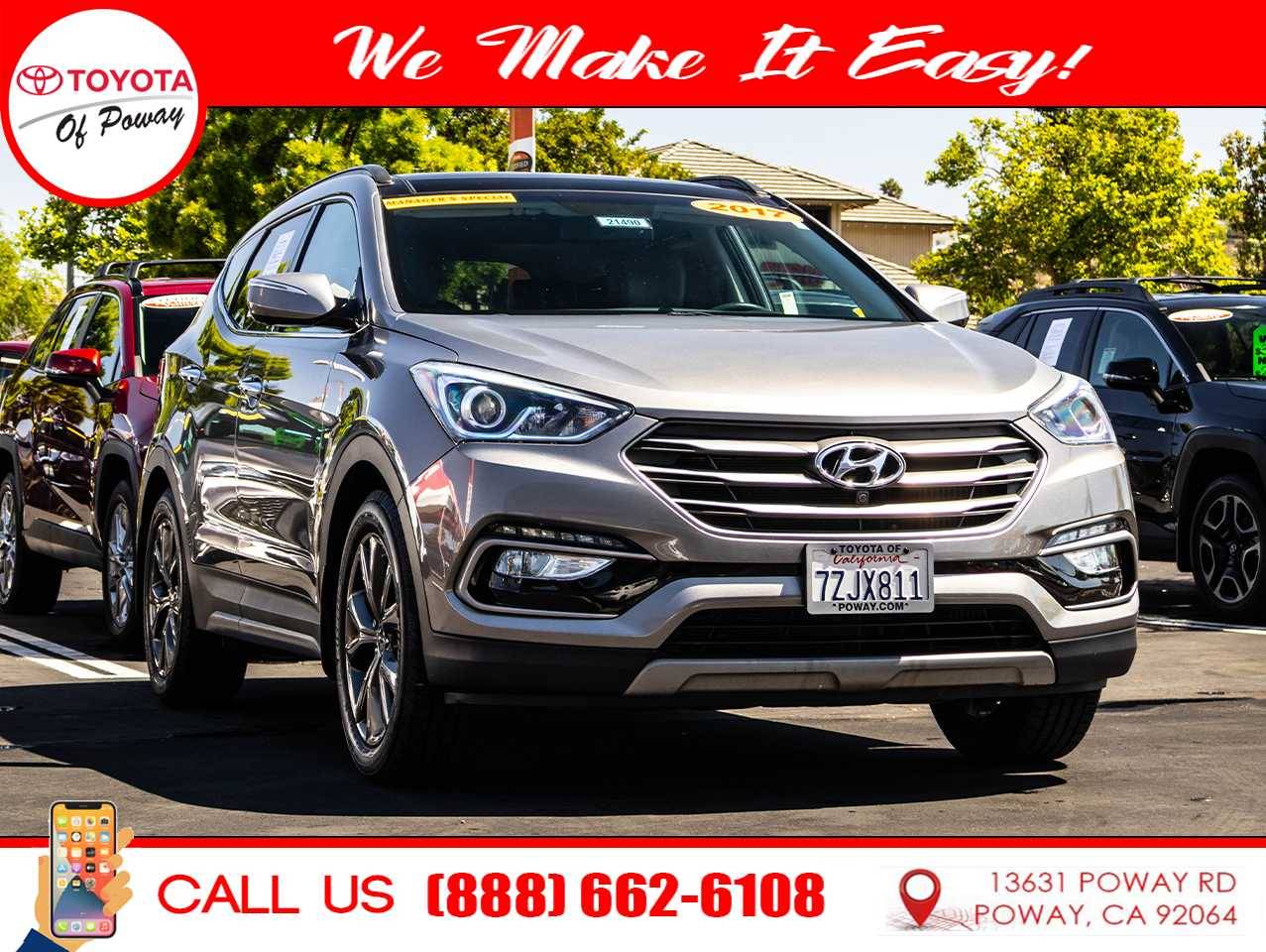 2017 Hyundai Santa Fe Sport 2.0T Ultimate — SUV — 69,536 mi — Poway, CA