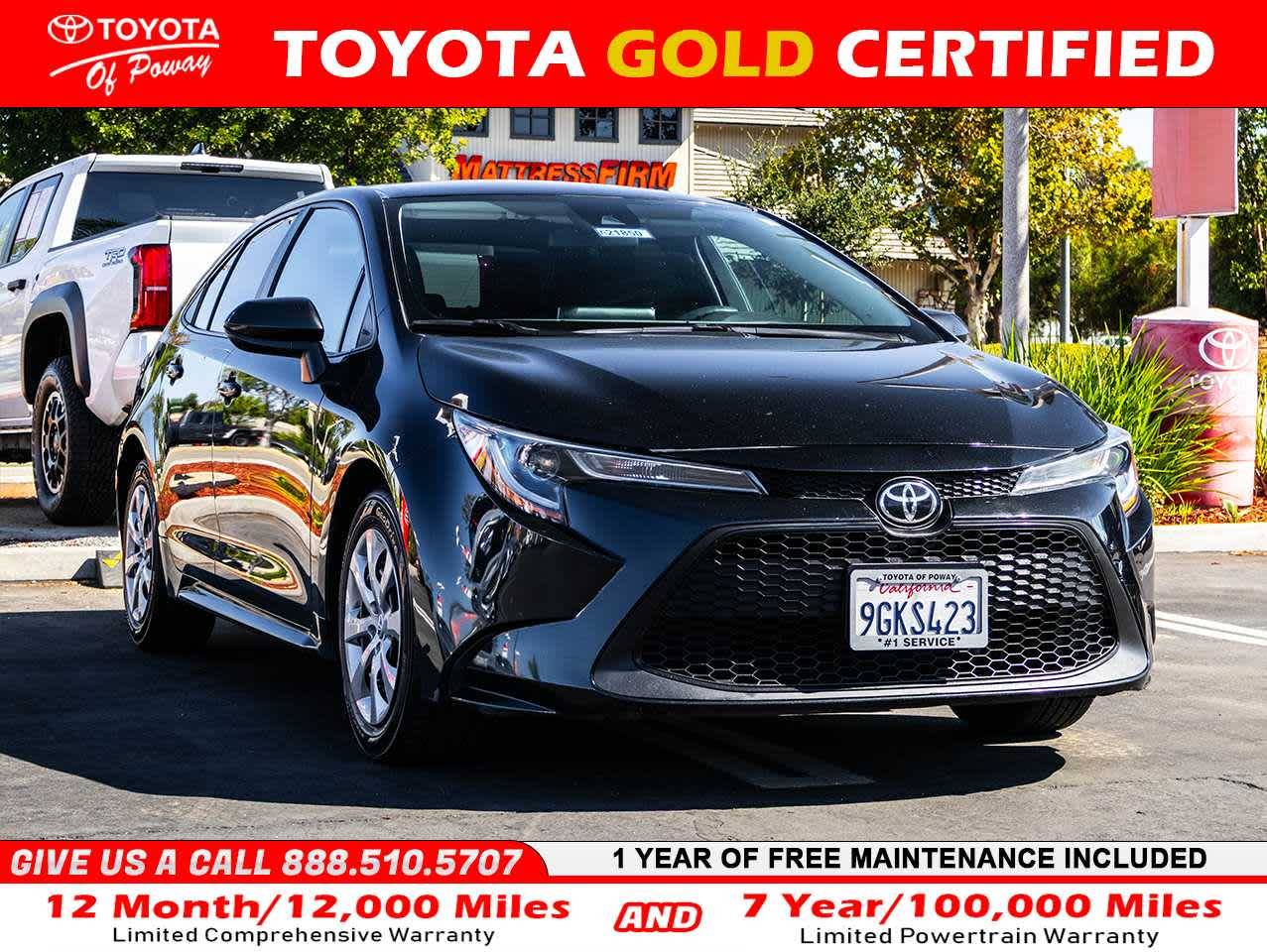 2021 Toyota Corolla LE — Sedan — 77,755 mi — Poway, CA