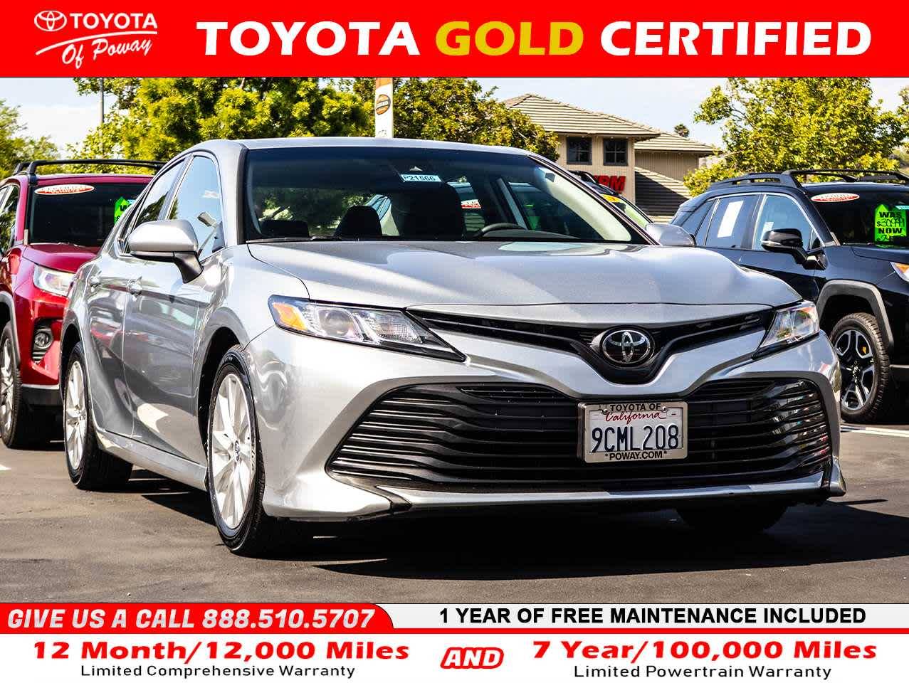 2019 Toyota Camry LE — Sedan — 75,854 mi — Poway, CA