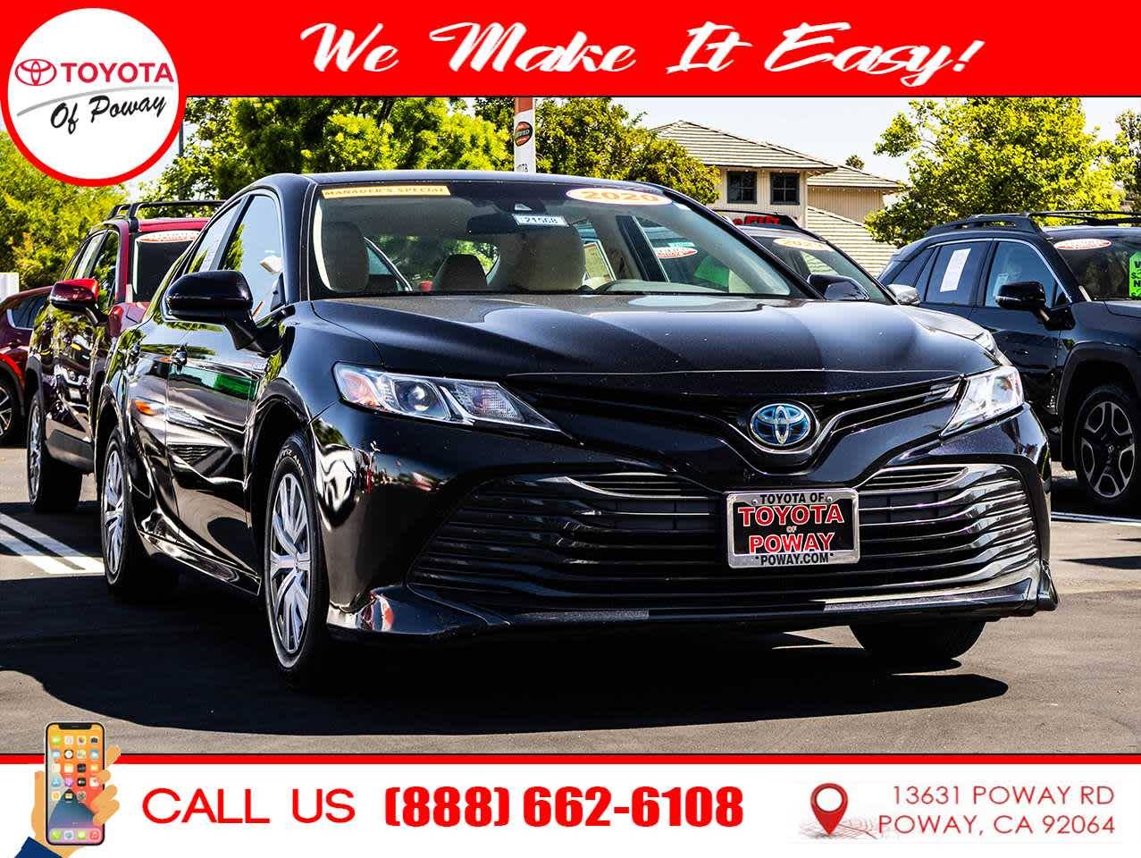 2020 Toyota Camry Hybrid LE — Sedan — 80,422 mi — Poway, CA