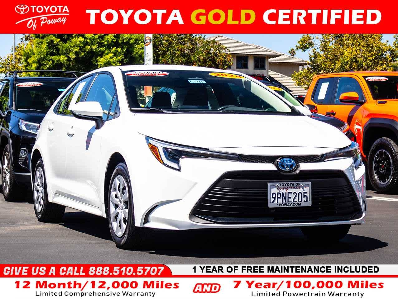 2024 Toyota Corolla Hybrid LE — Sedan — 7,713 mi — Poway, CA