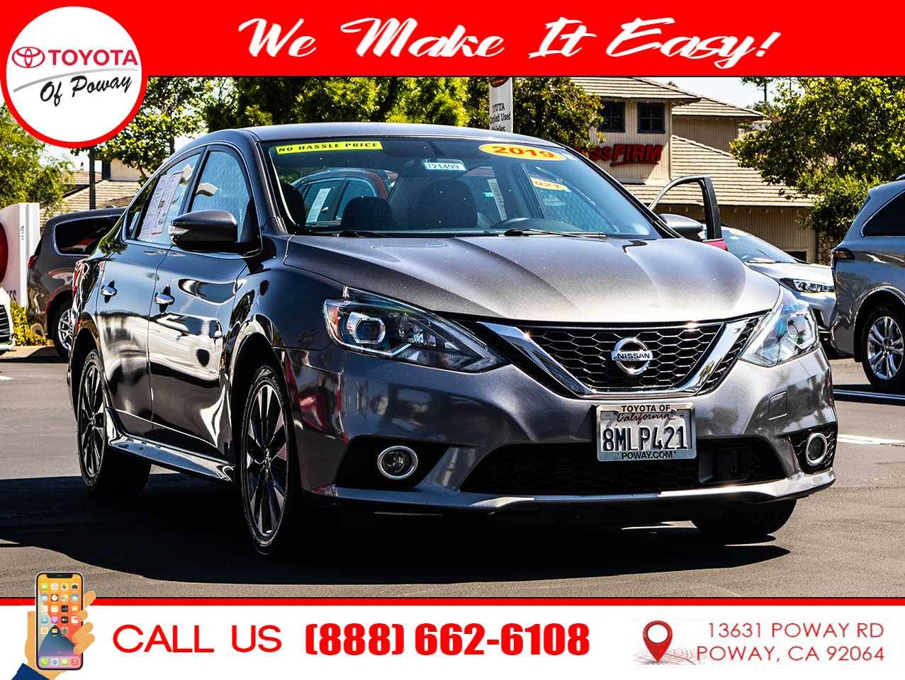 2019 Nissan Sentra SR — Sedan — 74,341 mi — Poway, CA