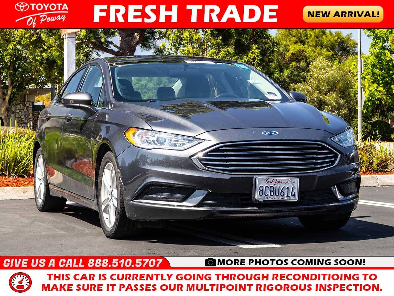 2018 Ford Fusion SE — Sedan — 47,857 mi — Poway, CA