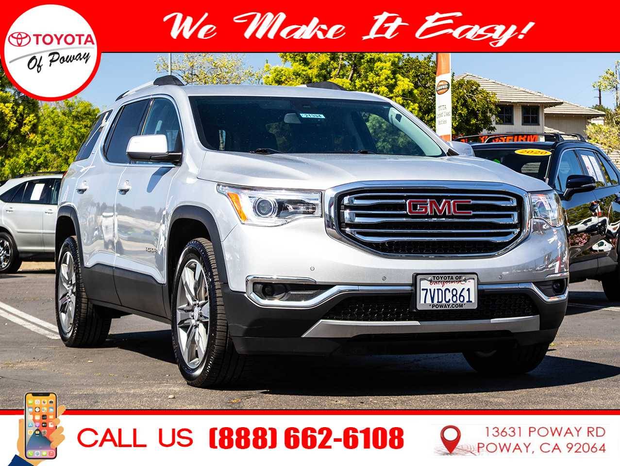 2017 GMC Acadia SLT — SUV — 49,518 mi — Poway, CA