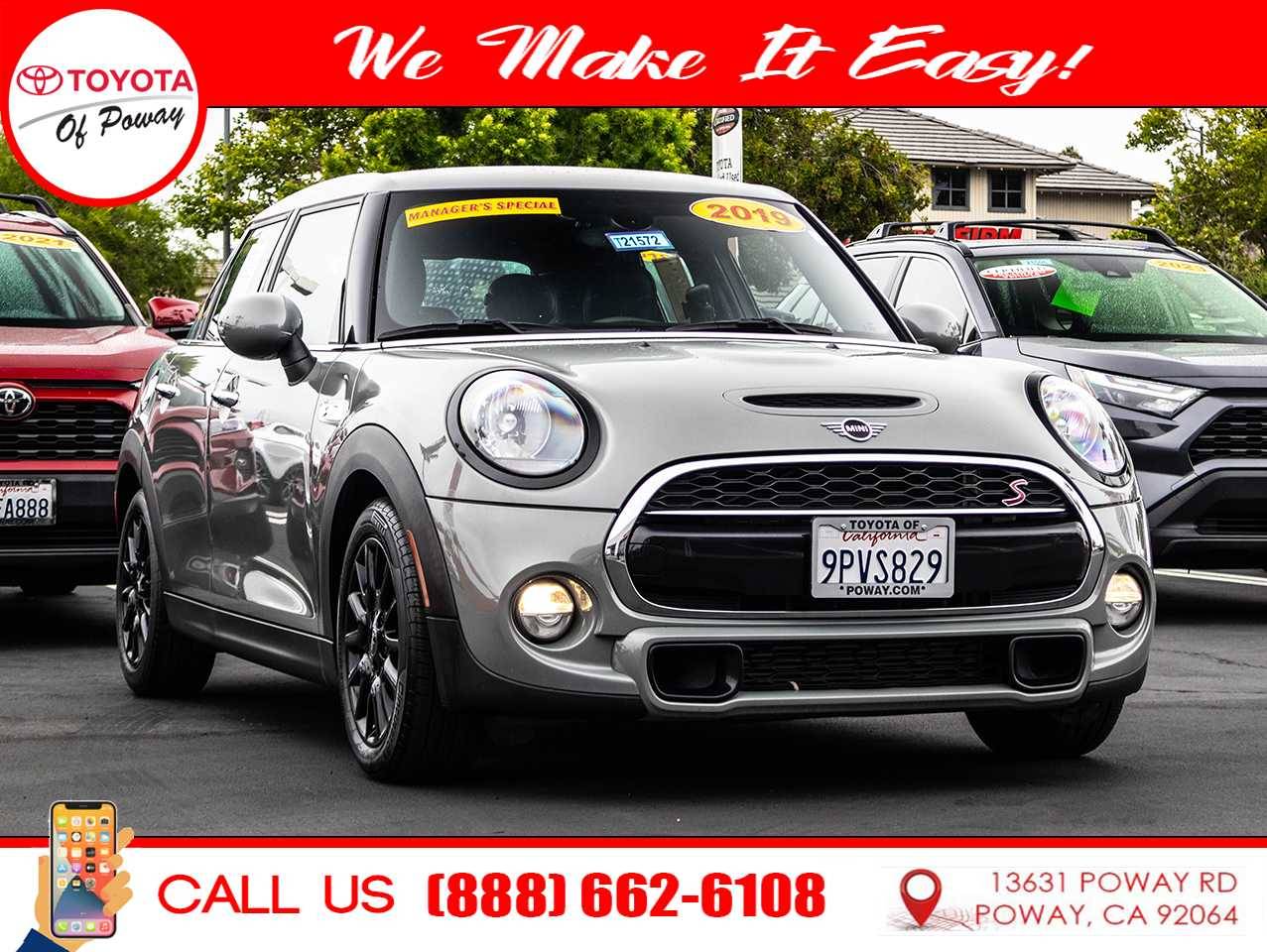 2019 MINI Hardtop Cooper S — Hatchback — 54,000 mi — Poway, CA