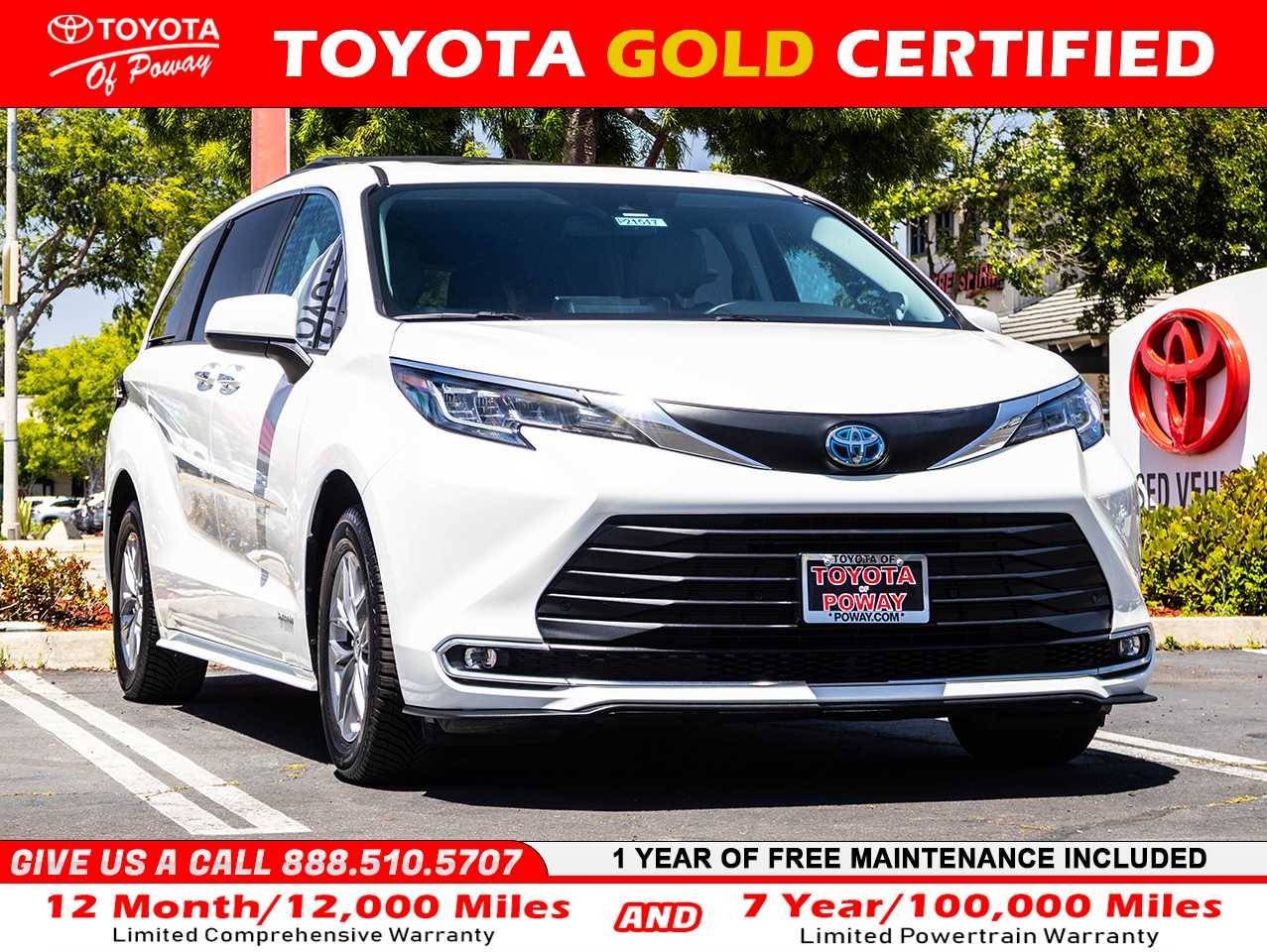 2021 Toyota Sienna XLE — Minivan — 37,994 mi — Poway, CA