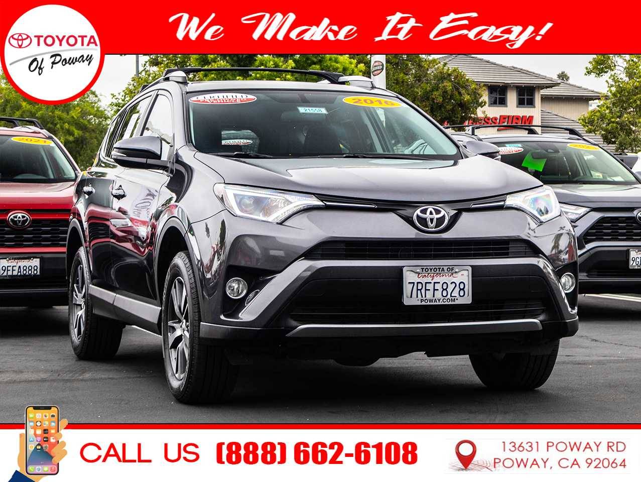 2016 Toyota RAV4 XLE — SUV — 114,082 mi — Poway, CA
