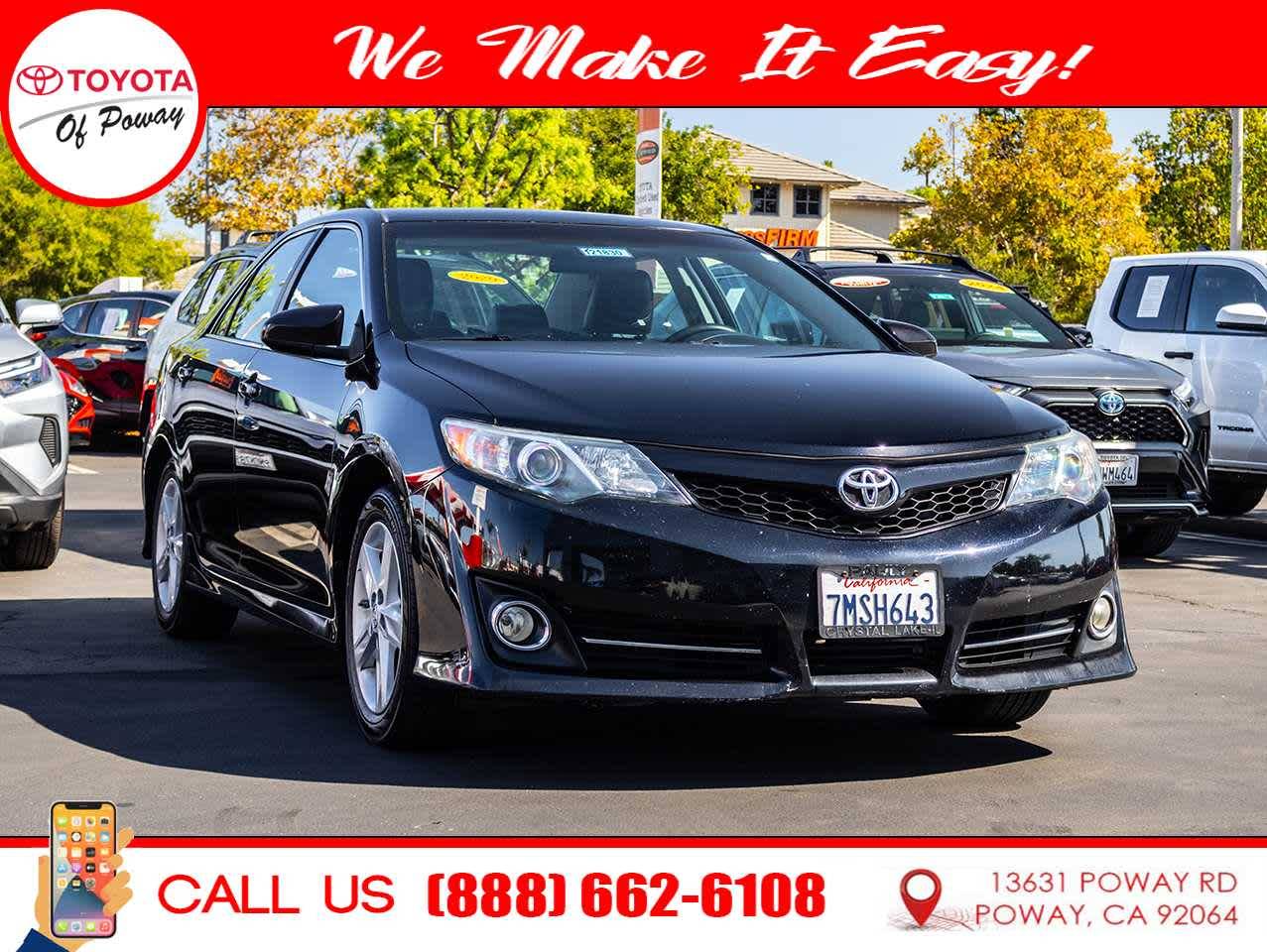 2012 Toyota Camry SE — Sedan — 124,456 mi — Poway, CA
