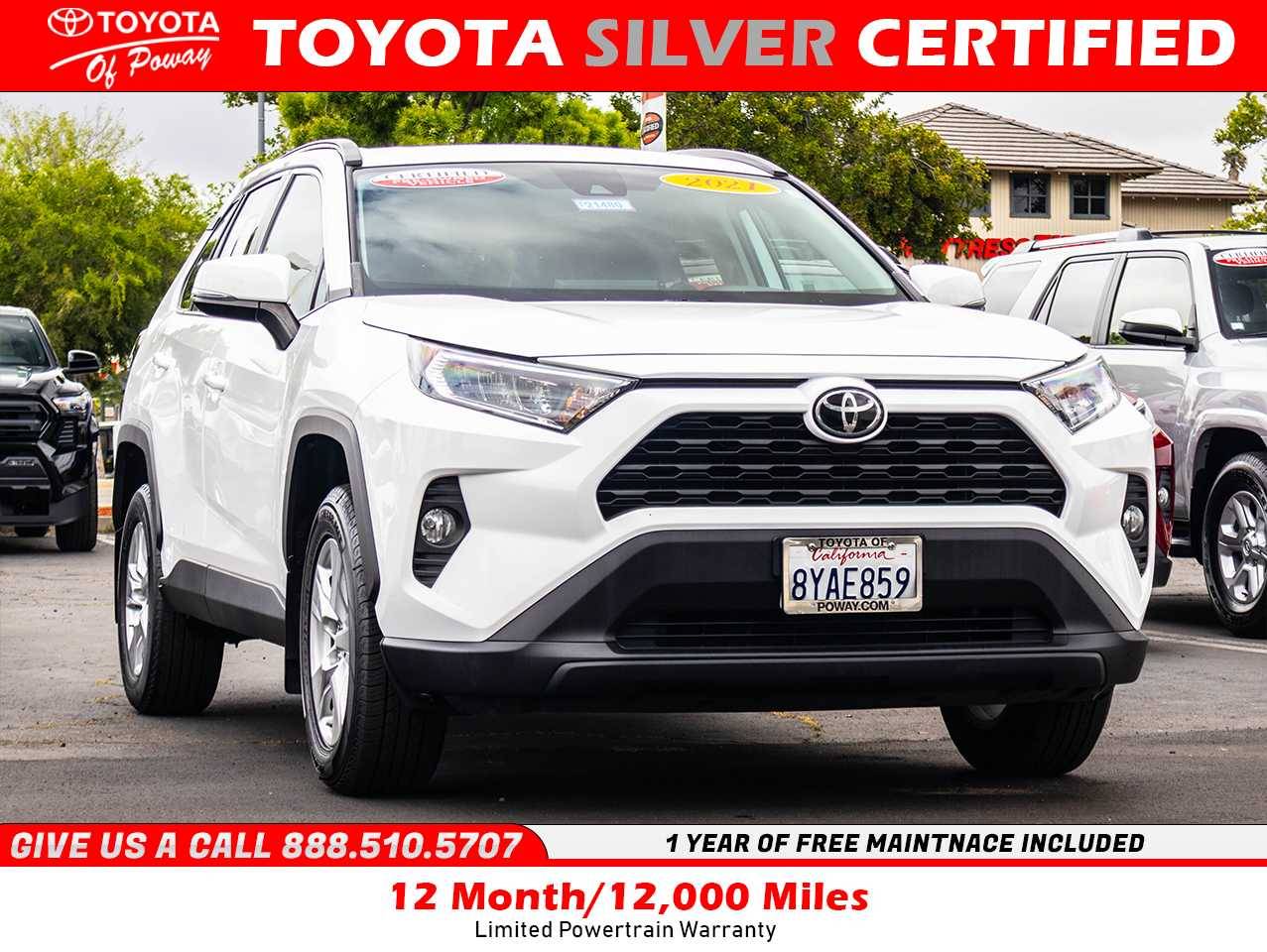 2021 Toyota RAV4 XLE — SUV — 91,589 mi — Poway, CA