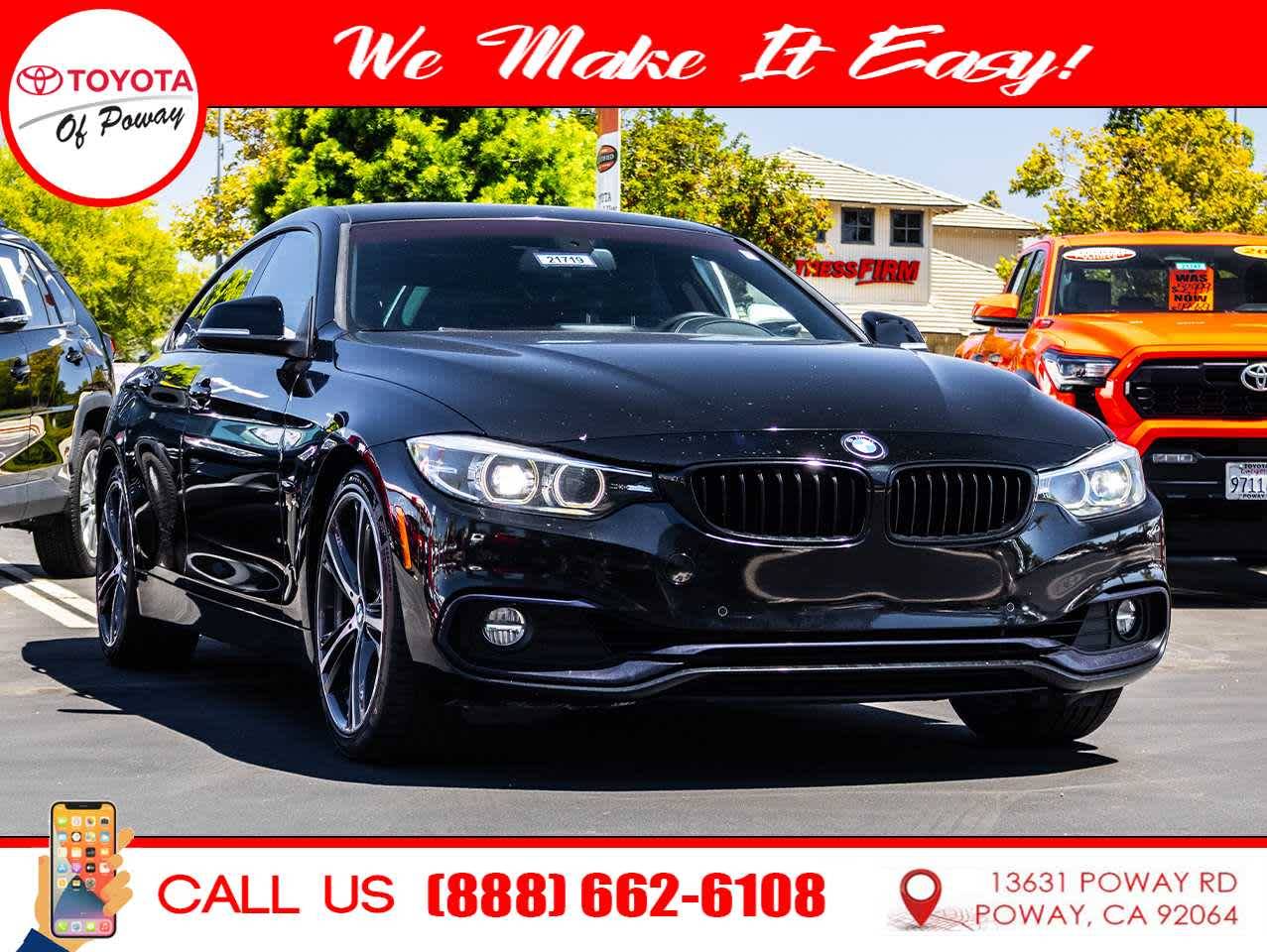 2018 BMW 4 Series 430i — Hatchback — 78,695 mi — Poway, CA