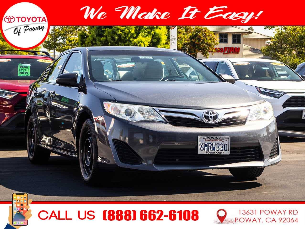 2012 Toyota Camry LE — Sedan — 144,291 mi — Poway, CA