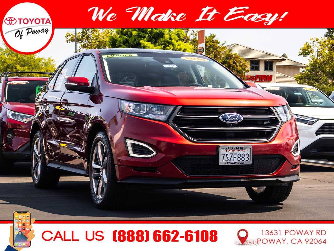 2016 Ford Edge Sport — SUV — 90,757 mi — Poway, CA