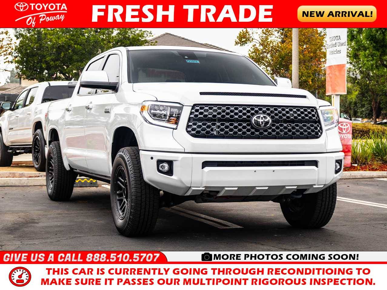2021 Toyota Tundra Platinum — Pickup Truck — 52,775 mi — Poway, CA