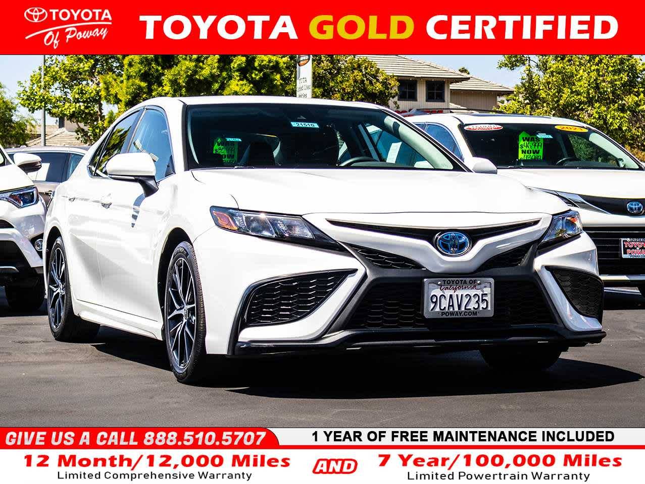 2022 Toyota Camry Hybrid SE — Sedan — 34,056 mi — Poway, CA