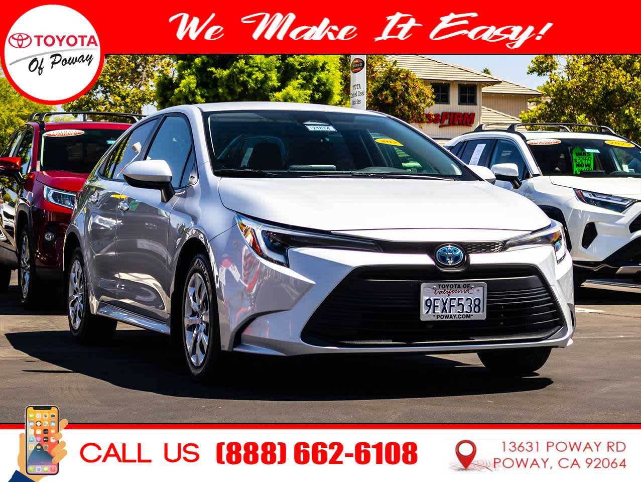 2023 Toyota Corolla Hybrid LE — Sedan — 28,466 mi — Poway, CA