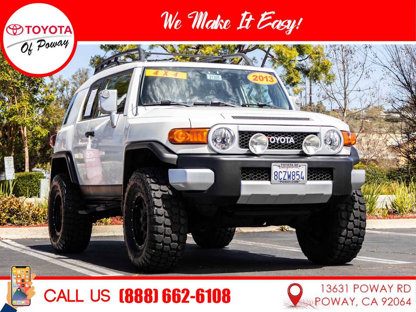 2013 Toyota FJ Cruiser Base — SUV — 152,763 mi — Poway, CA