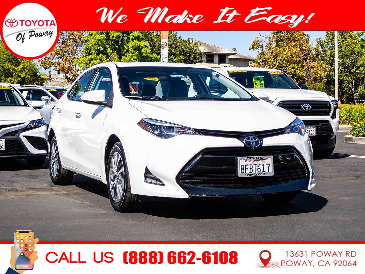 2019 Toyota Corolla XLE — Sedan — 23,457 mi — Poway, CA